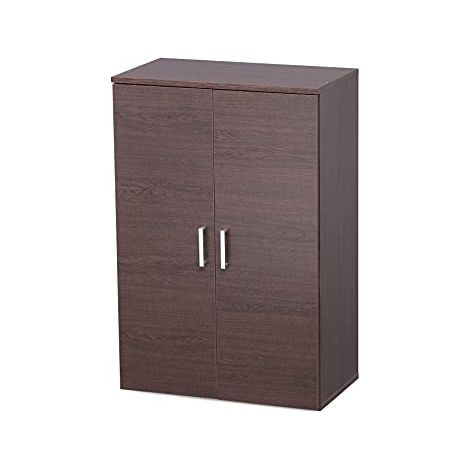 Iris Ohyama, Mobile, Scaffale, Armadio, Scarpiera, 6 Scomparti, Modulare, Può contenere 18 paia, Salvaspazio, Ingresso, Camera, Soggiorno, Ufficio - Shoe cabinet - SR-6035 - Marrone (1/3)