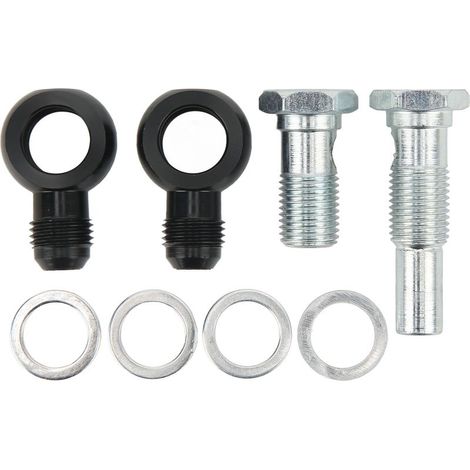 Kit de montage Banjo pour refroidisseur d'huile de Transmission AN6x1/4NPSM en alliage d'aluminium pour Transmissions 4L80E (1/5)