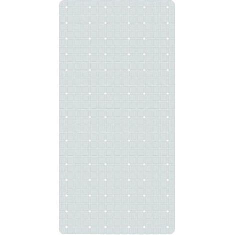 Trade Shop - Tappeto Tappetino In Pvc Antiscivolo Vasca Da Bagno Doccia 68x36 Cm 79750 Bianco - (1/2)