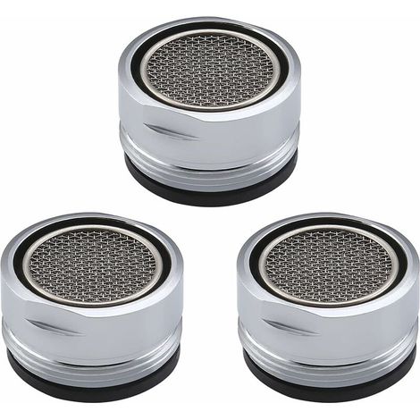 Mousseur Robinet, Aerateur Filtre Robinet avec Joint D'étanchéité Salle de Bain M24 3 Pièces (1/5)