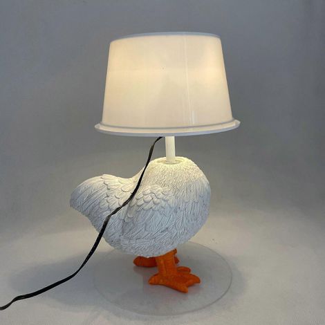 Lampe de table 3D en forme d'œuf de poule ou de coq (1/2)