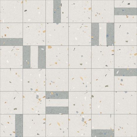 Carrelage sol / mur effet terrazzo 20x20 cm Croccante Granola Arandan (vendu par boite de 1m2) (1/3)