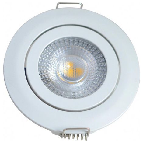 Spot encastré à LED 5W 2700K acier MW (Par 50) (1/5)