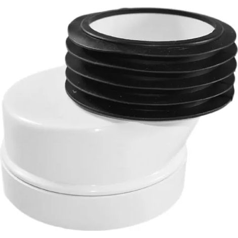 MANICOTTO RIGIDO ECCENTRICO IN PP PER VASO ø90/100/110 ITI PLAST