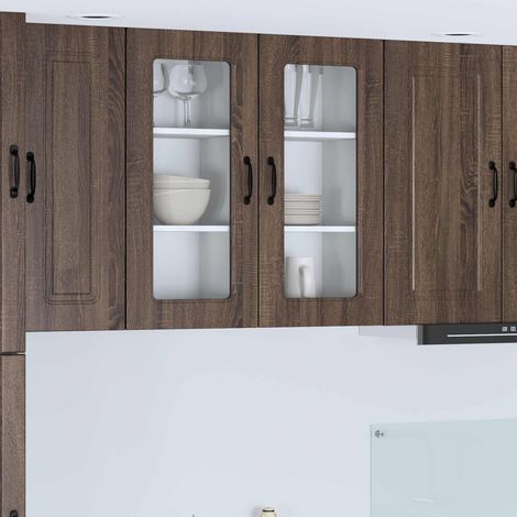 Küchenschrank Kalmar Braun Eichen-Optik 40 x 31 x 80 cm