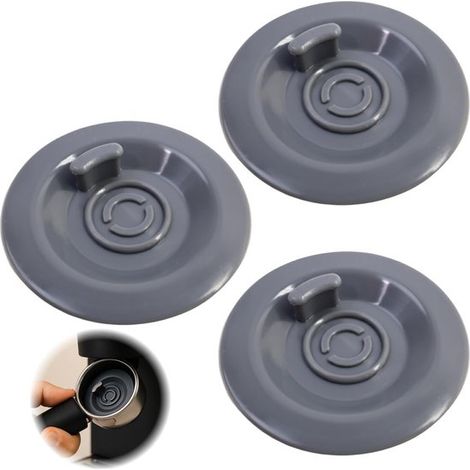 Discos limpieza máquinas portafiltro, silicona 3 piezas mantenimiento máquinas espresso, disco limpieza reutilizable limpieza mantenimiento fondo (1/5)