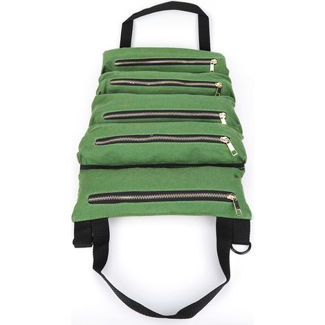 Étui de rangement portable en toile pour clés et clés, avec pochette enroulable. (1/5)