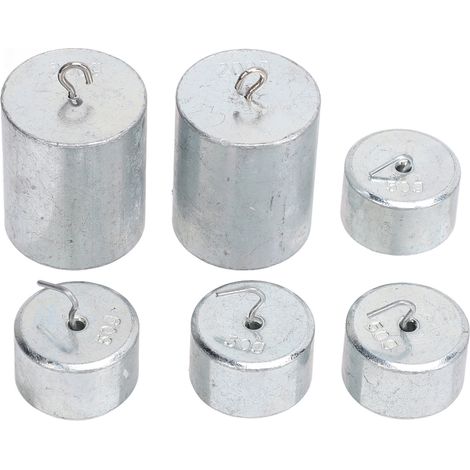 Ensemble de poids de laboratoire, balance de haute précision en acier chromé avec support et boîte de rangement (1/5)
