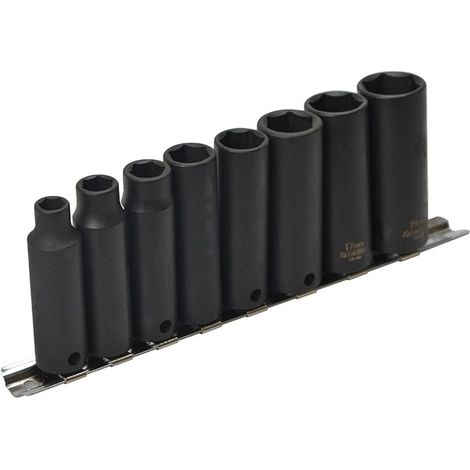 9386 Deep Impact Socket Set of 8 Metric 3/8in Drive