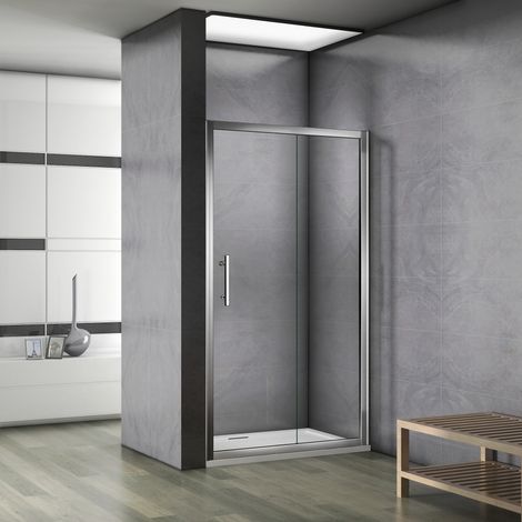 Porte de douche 130x187cm AICA porte de douche coulissante (1/5)