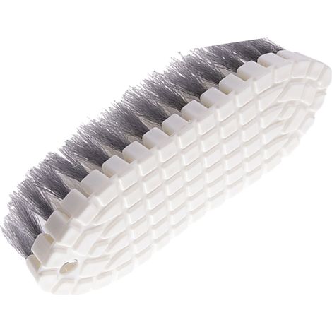 Brosse à récurer articulée poils souples pour évier cuisine, baignoire, carrelage et sol salle de bain (1/4)