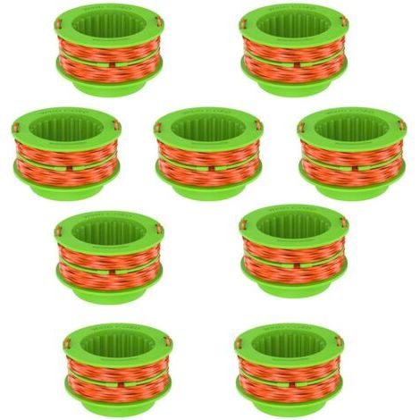 Jeu de cordons de coupe pour tondeuse EGO power + AS1300, bobines de cordon de remplacement pour tondeuse Ego 15 ST1500/ST1500-S 9 pièces (1/5)