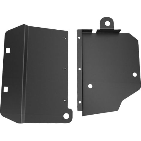 Left-side rear wheel arch underbody protection plate, low-noise aluminum alloy splash guard with screw-on installation, compatible with (1/5)