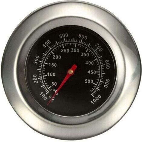 Thermomètre de Four en Acier Inoxydable Thermomètre pour BBQ GrooFoo