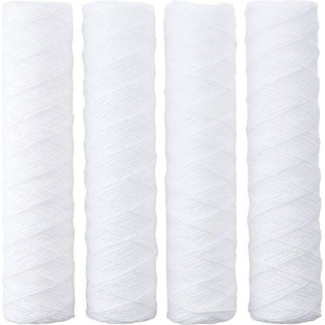 4 Pack 10 Inch Water Filter Replacement Cartridge for Any Reverse Osmosis System (1/5)