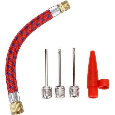 Kit Aghi Ago Per Pompa Gonfiaggie Adattatore Ago Per Valvola Palloni (1/5)