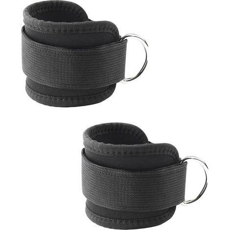 2 Bandes De Résistance Avec Poignées,Sangles Réglables Pour Pieds,Nylon Et Spandex,Pour Gymnase Et Maison (1/5)