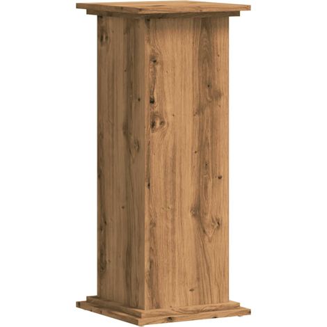 Portavaso portafiori 33 x 33 x 80 cm in legno ingegnerizzato marrone 020045153
