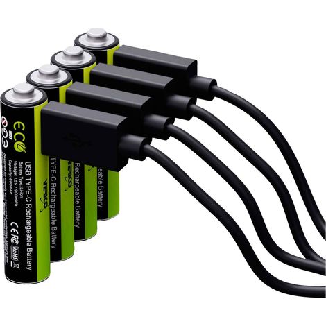 Batterie USB-C® Verico LoopEnergy USB-C Li-Ion 600 mAh 1.5 V 4 pc(s) X920352