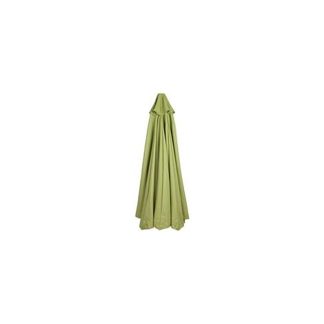 Sombrilla de exterior, impermeable y resistente a los rayos UV, toldo de repuesto para sombrilla de patio, sin marco, verde, para sombrilla estilo 3m, 6 varillas.