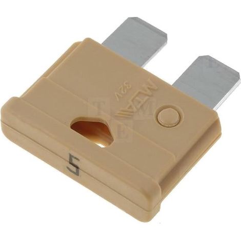 10x Fusibles 5A 19mm UNIVAL