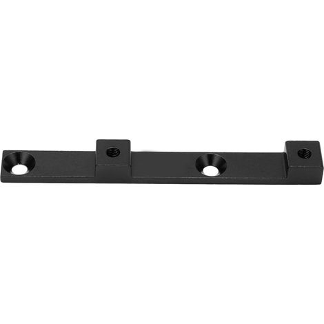 Adaptateur de réglage de la position des trous pour porte-bidon de vélo, procédé de placage sous vide, noir, double trou (1/5)