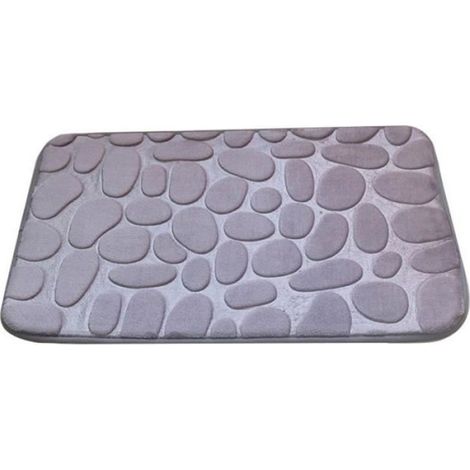 Tapis De Bain - 40 X 60 Cm - En Polyester - Antidérapant - Pour Salle De Bain Et Cuisine - 1 Pièce (1/3)