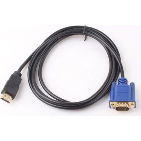 pair HDMI Gold Mâle à VGA HD-15 Câble 6ft 1.8M Câble vidéo