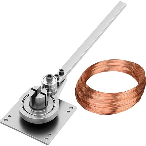 Outil de cintrage de tubes Cintreuse en acier robuste portable à main Appareil de de blocs en fer Pour le travail industriel : cintrage de radiateurs, congélateurs, âmes de tuyaux (1/5)