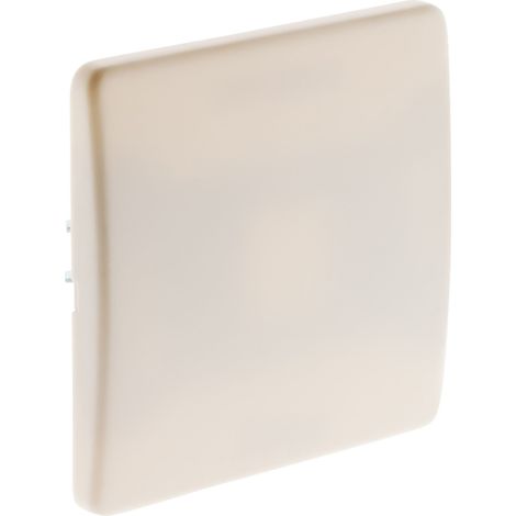 Plaque cache-boîte 75x75mm – Blanc – Gamme encastrable – Certifié NF et CE – Facile à installer avec vis et griffes – Diwone