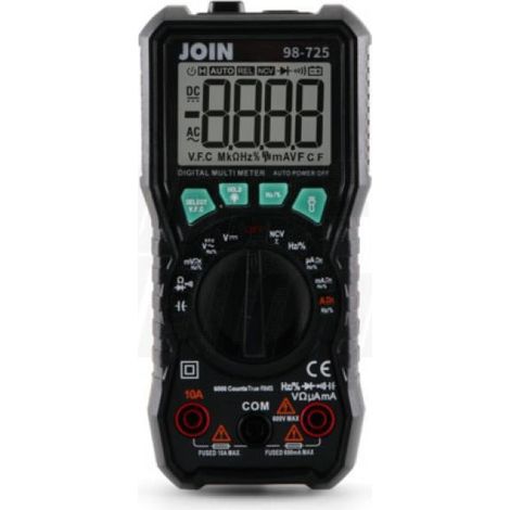Multimetro digitale true rms 600v portatile alpha elettronica 98-725 (1/3)
