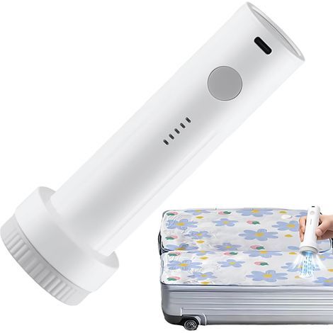 Pompe à vide électrique sans fil pour sacs de rangement sous vide, rechargeable USB-C (1/5)