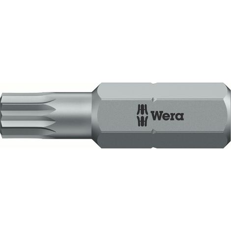 Wera 860/1 XZN M8 x 25 Vielzahn-Bit M8 Werkzeugstahl legiert, zähhart D 6.3 1 St.