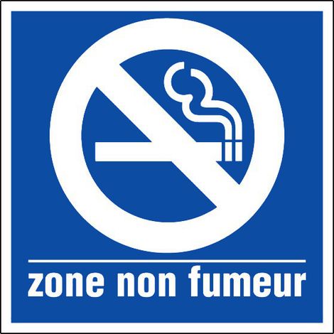 Panneau Zone non fumeur - Rigide 200x200mm - 4220215