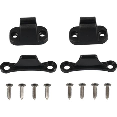 2PCS Kit De Support De Porte RV Caravane Forme De T Porte Bouchon De Retenue Serrure Nylon Camping-Car Porte Porte Titulaire Casier pour Camping-Car (1/5)