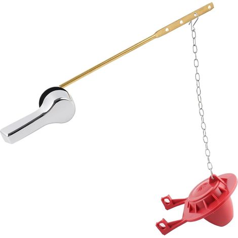 Kit de Réparation pour Poignée de Réservoir de Toilette, Argent (1/5)