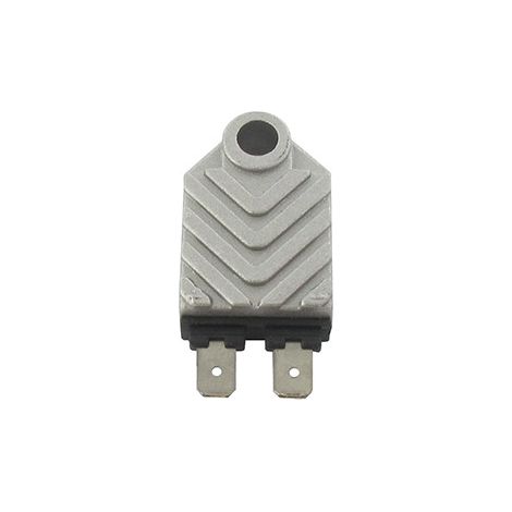 Módulo de encendido universal con 2 enchufes de aluminio. Incluye esquema de conexión