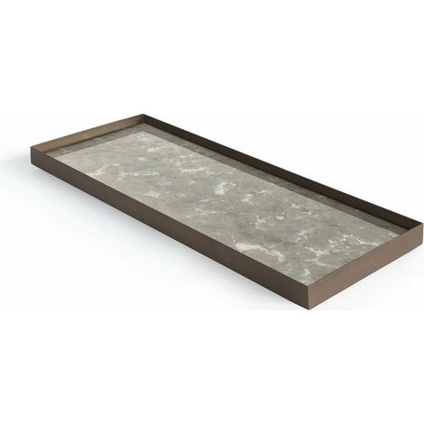 Craft Fossil Organico Portaverdure Trasparente in Vetro