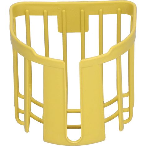 Porta carta igienica, porta fazzoletti multifunzionale da parete senza foratura. Portaoggetti per bagno, WC e cucina (giallo).