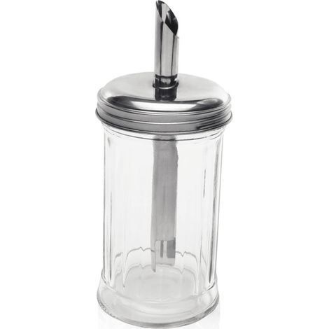 Sucrier 300 ml Ø 7 cm inox verre lot de 6 - Was Germany (1/2)