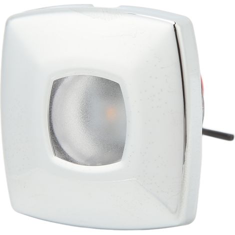Projecteur LED encastrable, 12 V CC, 3 W, étanche IP67, lumière blanche chaude, convient aux bateaux, camping-cars et terrasses. (1/5)