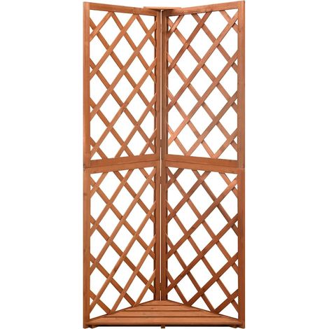Maison Exclusive - Treillis d'angle 50x50x145 cm Bois de sapin massif (1/5)