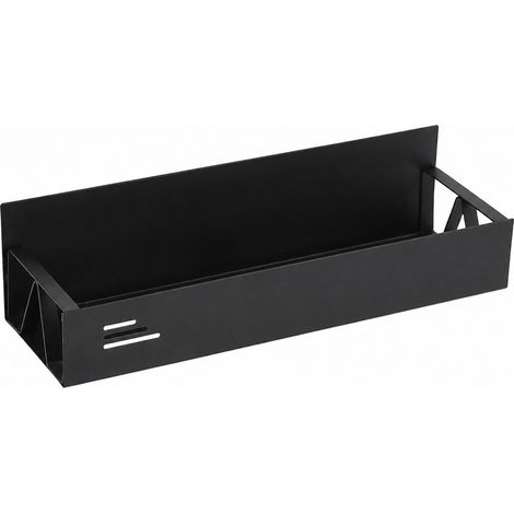 Étagère magnétique pour réfrigérateur, porte-épices sans perçage, fixation latérale, grande taille, acier au carbone (1/5)