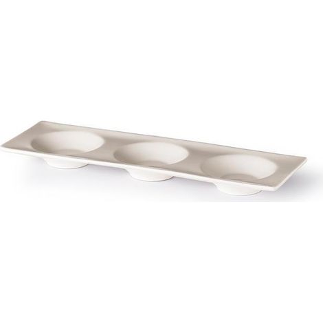 Plat de présentation triple - 300x95x(H)26mm - Finedine