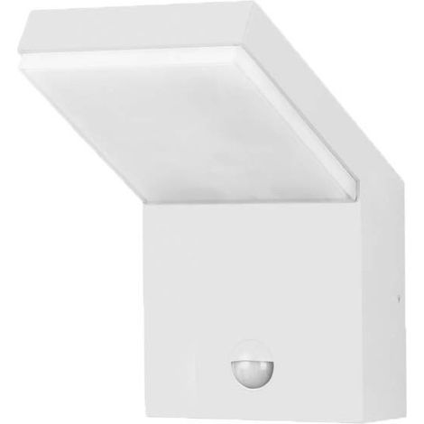 Applique a led da parete IP54 18W con sensore Nero 2200K/2700K/3000K con sensore di movimento e crepuscolare