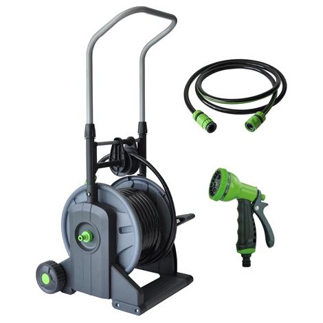 BIRCHTREE 25M Hose Reel Cart BT-FSHRC01