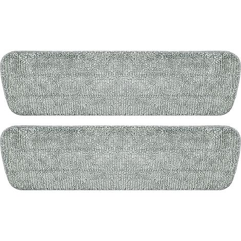 Ressort de rechange pour balai plat en microfibre, tête de balai à double usage (sec/humide) à fixation auto-agrippante (1/5)