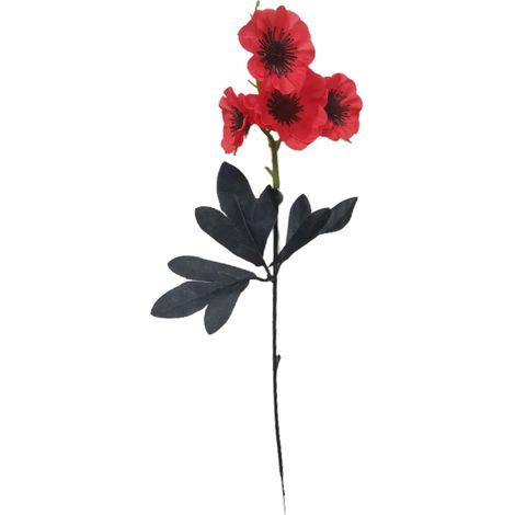Fleurs de Pavot Artificielles, Fausses Fleurs de Pavot, Fleurs en Soie pour la Décoration de Fête à la Maison Décoration de Mariage (X) (1/5)