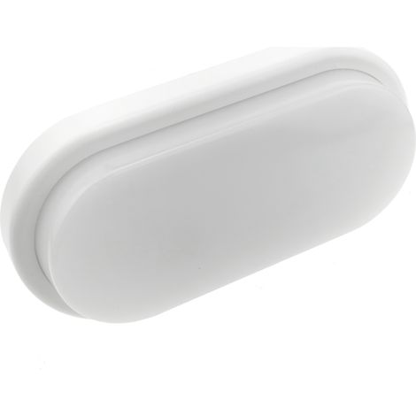 BeMatik - Appliquez la lumière ovale de LED Lampe 220VAC IP65 8W 570 lumens lumière du jour 6500K (1/5)