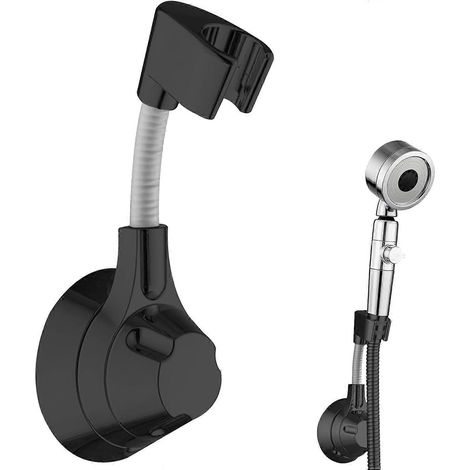 Support de pommeau de douche sans perçage, support universel, support de douche pivotant à 360° et réglable en hauteur. (1/5)